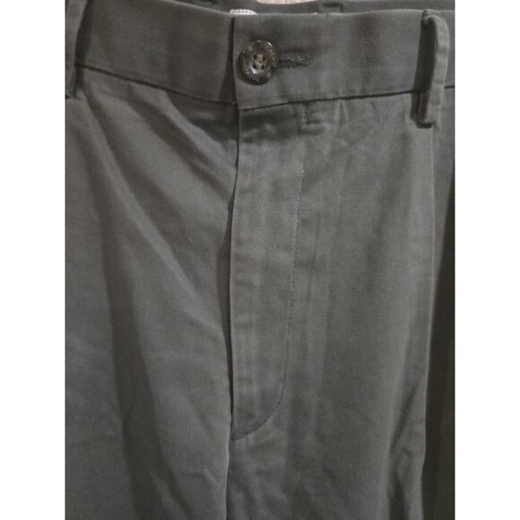 Vintage Dockers Pants, Mens Pleated Classic Fit Preppy Khakis, Green, Size 36x29 - Picture 4 of 9
